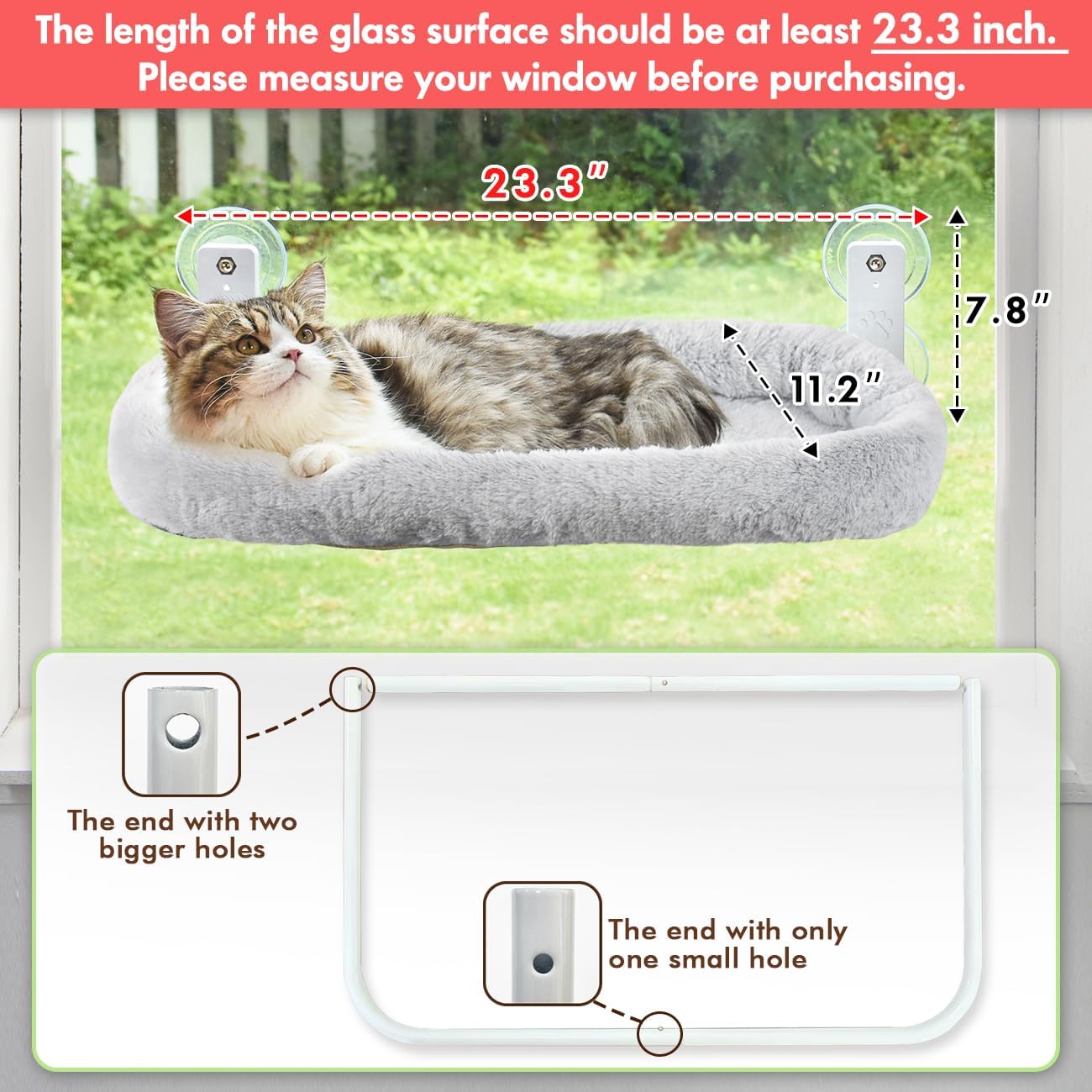 Cozy Cat Window Perch